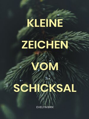 cover image of Kleine Zeichen vom Schicksal